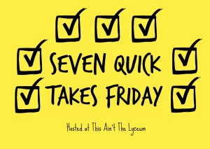 7 Quick Takes Friday (vol. 67): the one for my friends who asked questions
